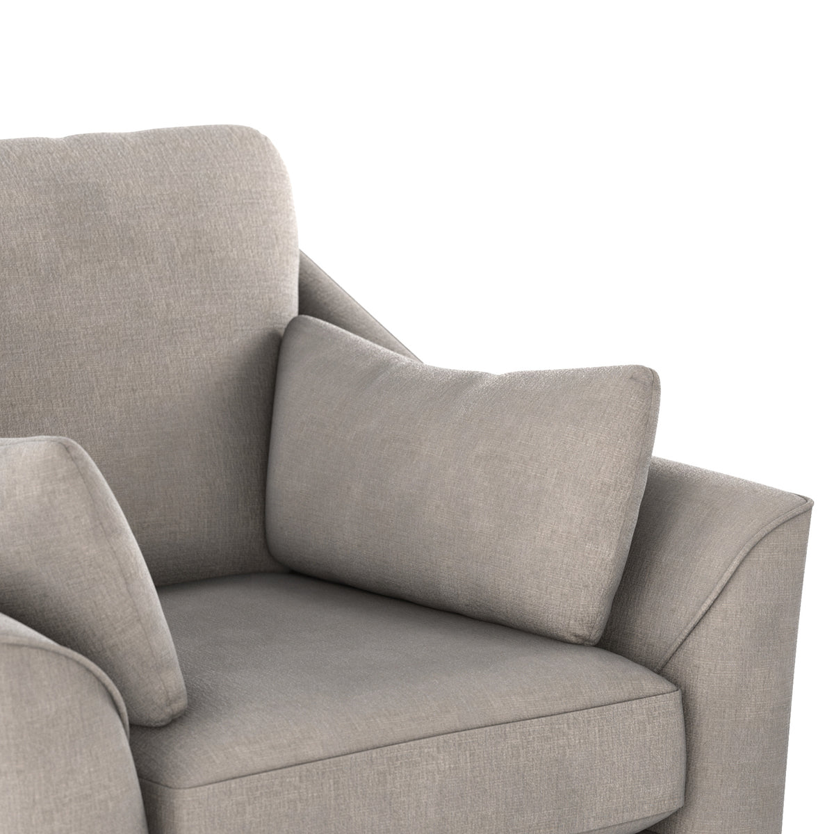 Charice Fog Grey Armchair