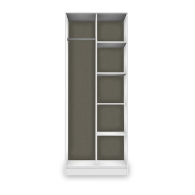 Asher White Open Shelf Unit