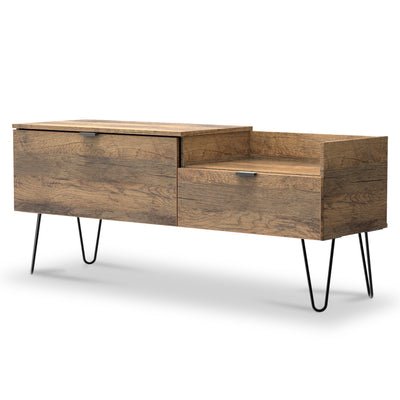 Moreno Rustic Oak TV Console Unit