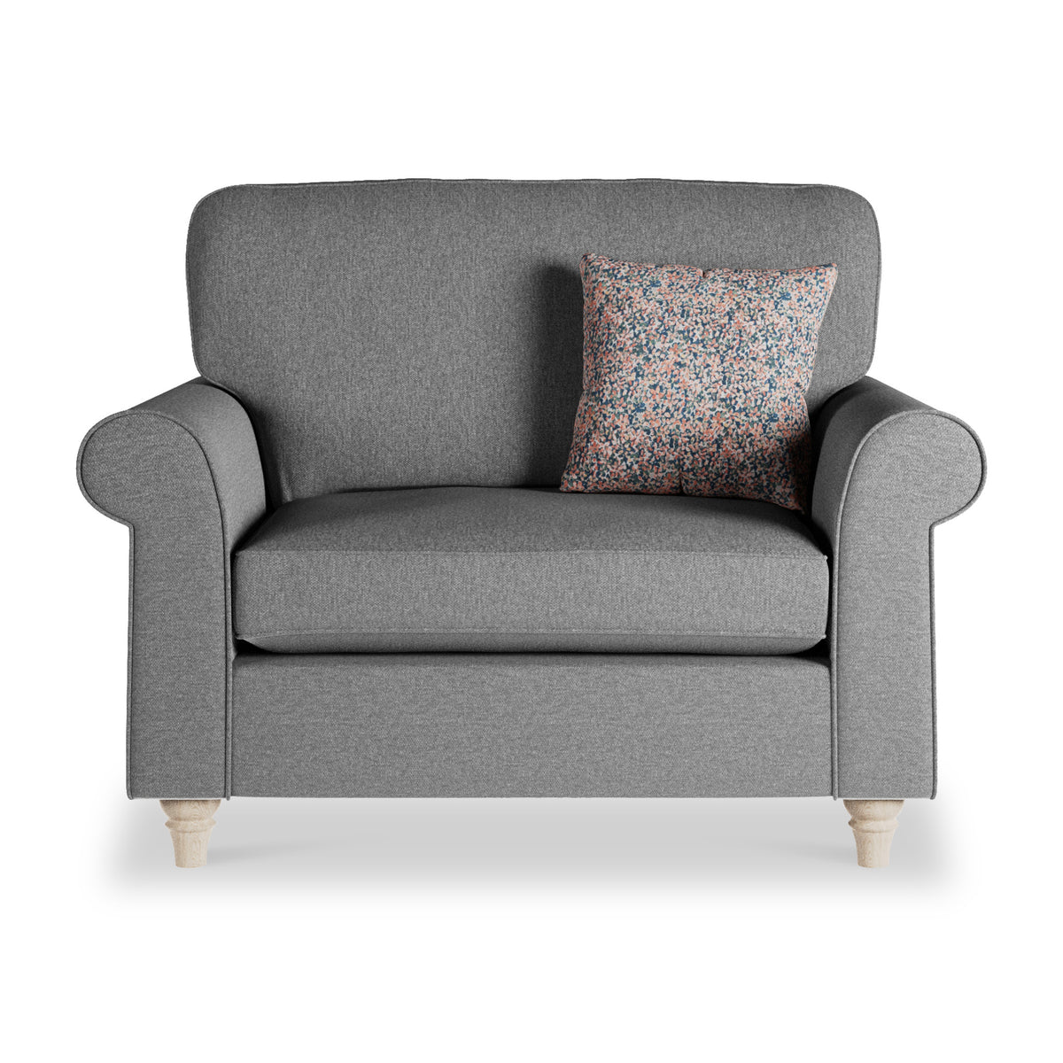 Thomas Grey Snuggle Living Room Chair