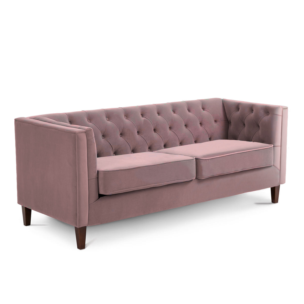 Eliza Velvet 3 Seater Chesterfield Sofa