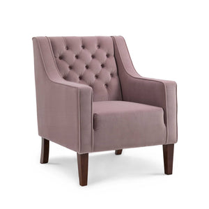 Eliza Velvet Chesterfield Armchair