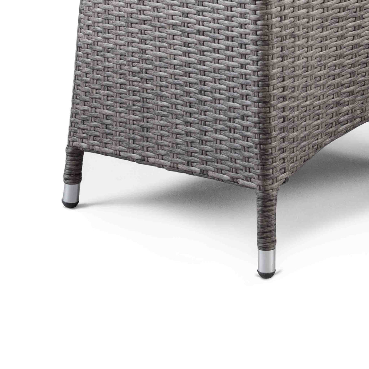 close up of the feet on the Cadiz Rattan Dining Table & Chairs