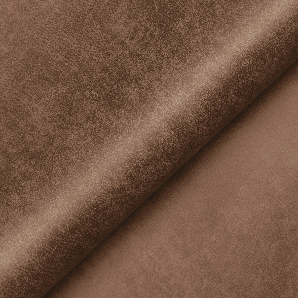 Edward Chocolate Faux Leather Footstool