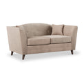 Pippa Platinum Plush Velvet 2 Seater Sofa from Roseland Furniture