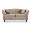 Pippa Platinum Plush Velvet 2 Seater Couch