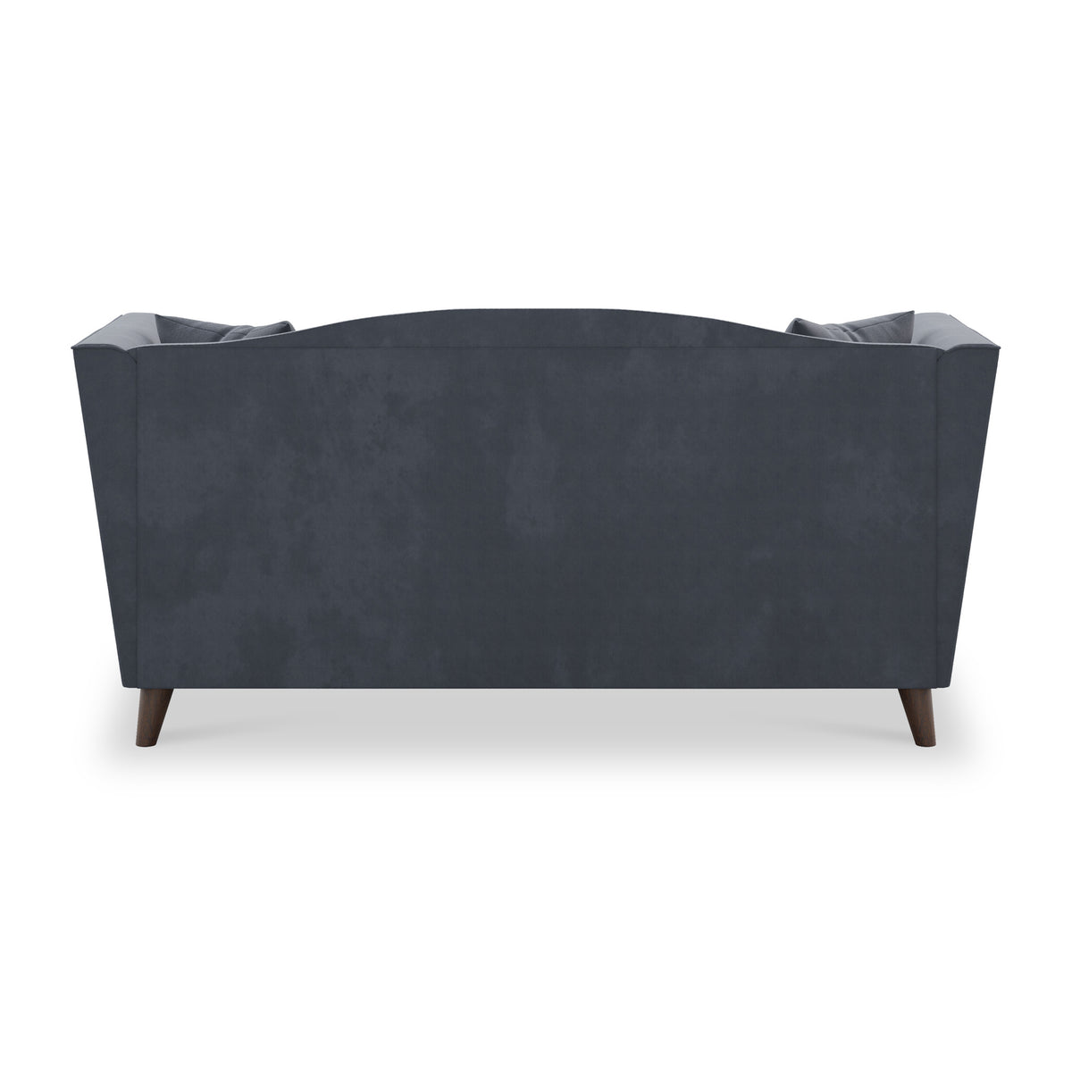 Pippa Steel Grey Plush Velvet 2 Seater Sofa from Roseland Furniture