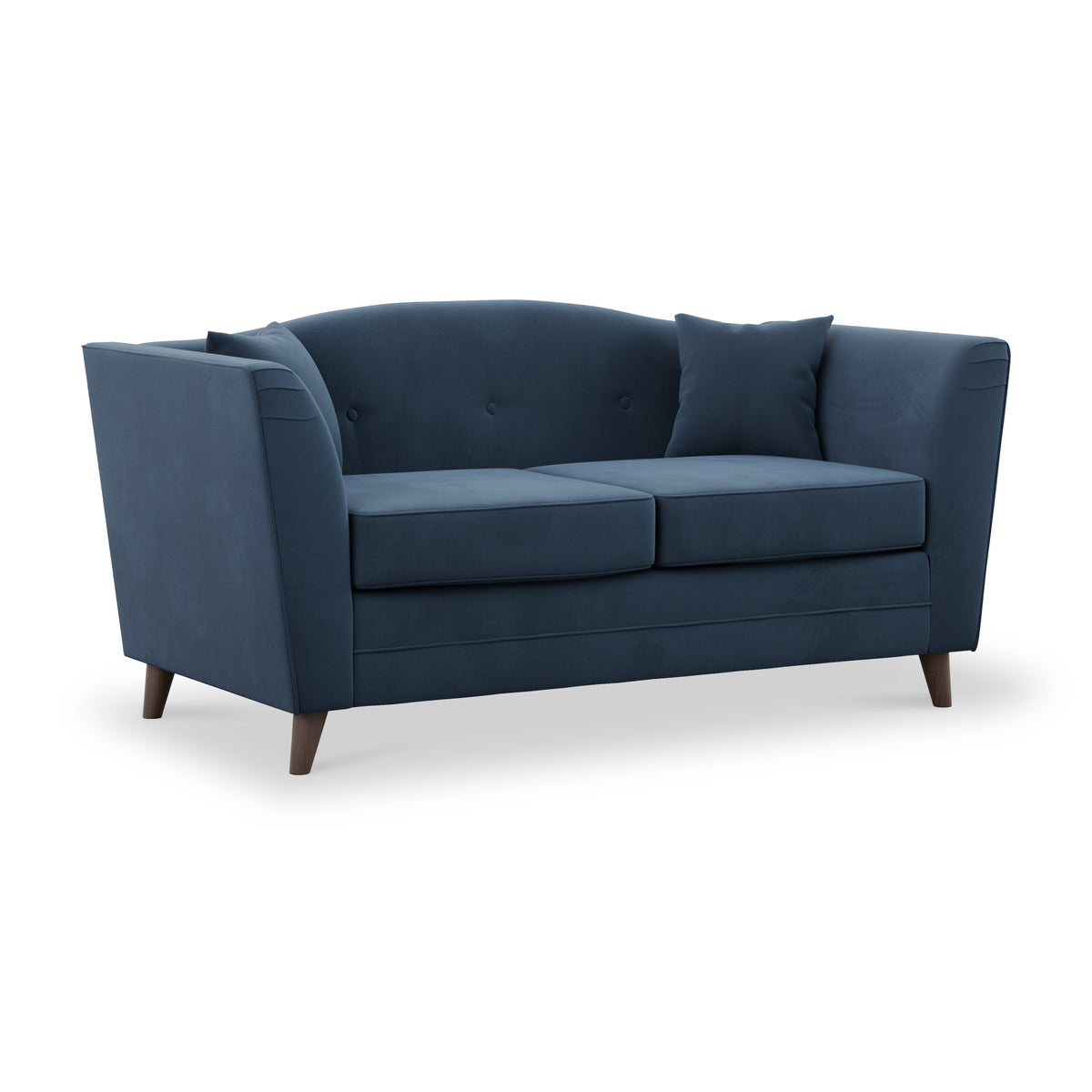 Pippa Teal Plush Velvet 2 Seater Sofa from Roseland Furniture