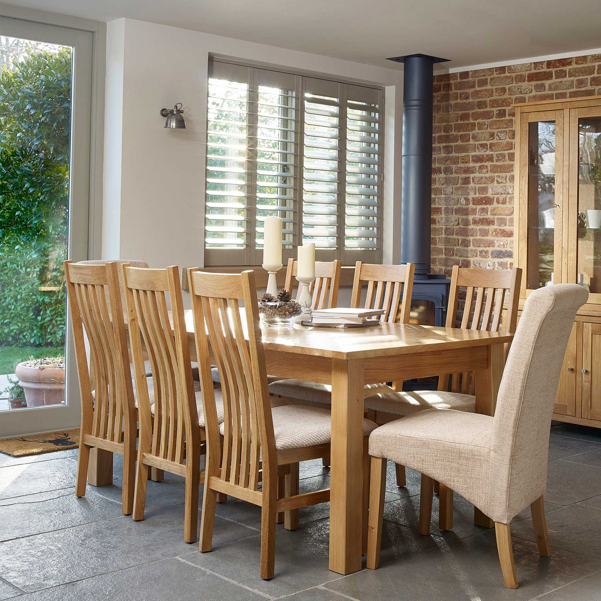 Falmouth Oak Large Extending Table