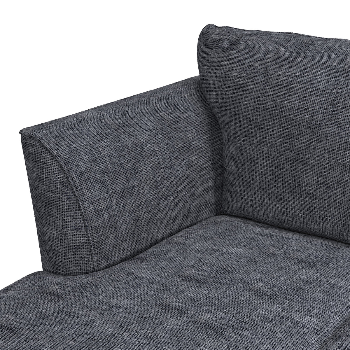 Tamsin Navy Right Hand Chaise Sofa