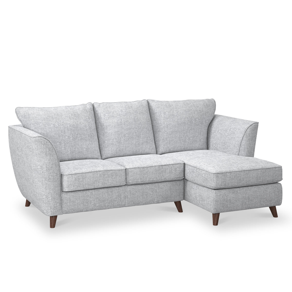 Tamsin Silver Left Hand Chaise Sofa 