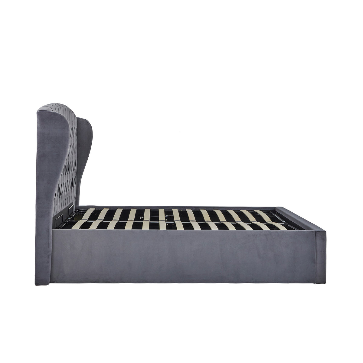 Salisbury Grey Ottoman Storage Bed Frame