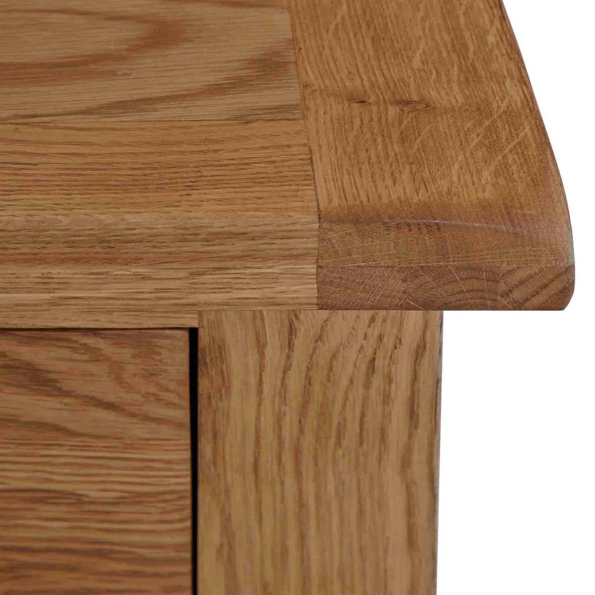 Zelah Oak Large Dresser - Sideboard edge on dresser