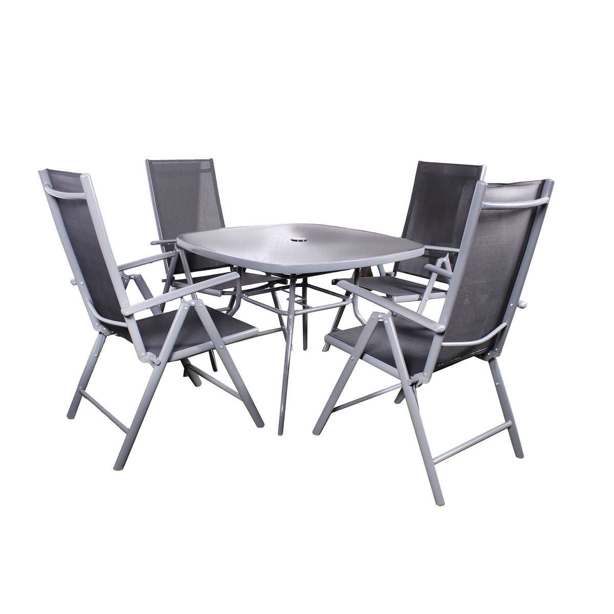 Rio Reclining 4 Seat Garden Dining Set