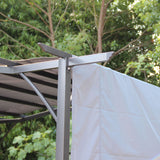 San Remo Grey Sliding Pergola Gazebo Shelter