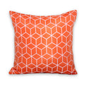 Outdoor Orange Geometric Scatter Cushion from Roseland