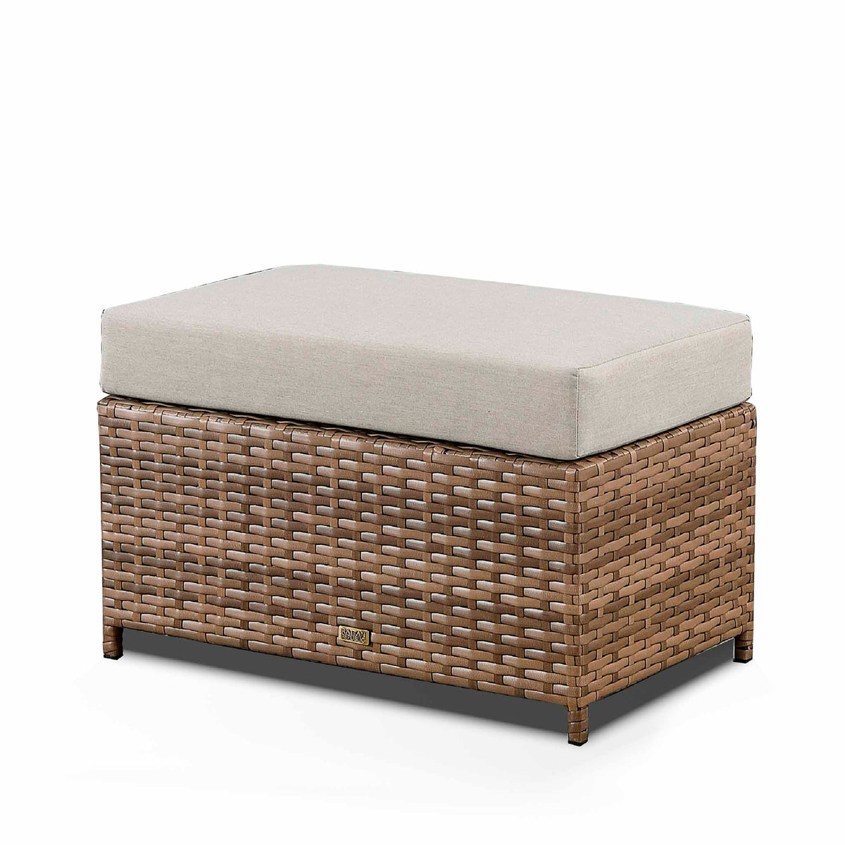 Sloane Brown Mix Rattan Corner Dining Set with Adjustable Height Table