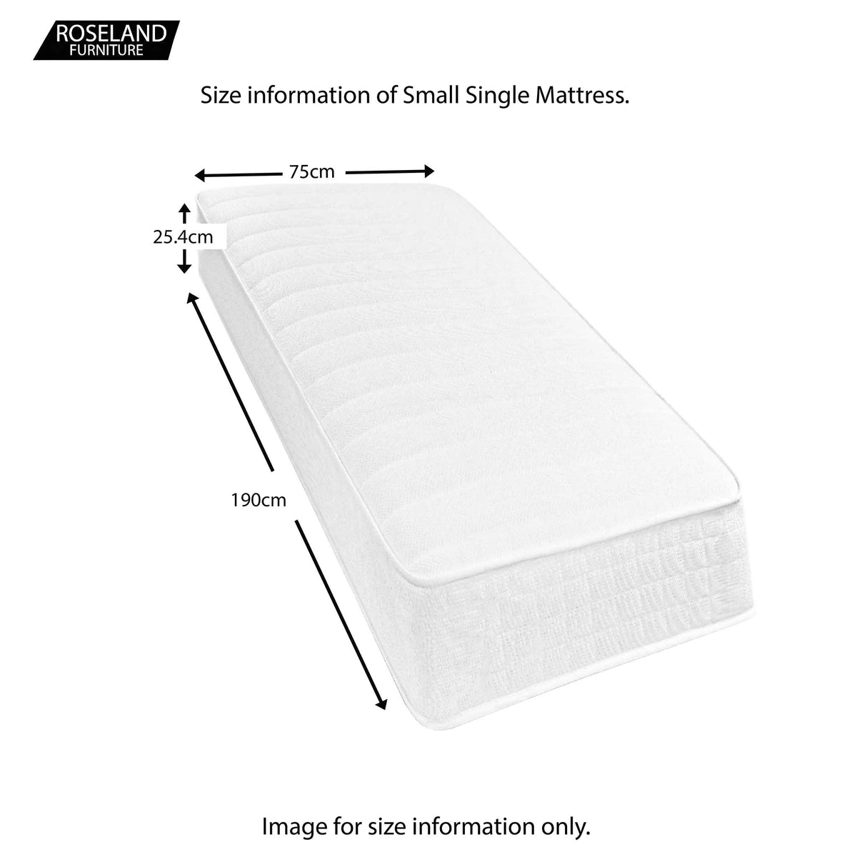 Roseland Sleep Tempest - Small Single Size Guide