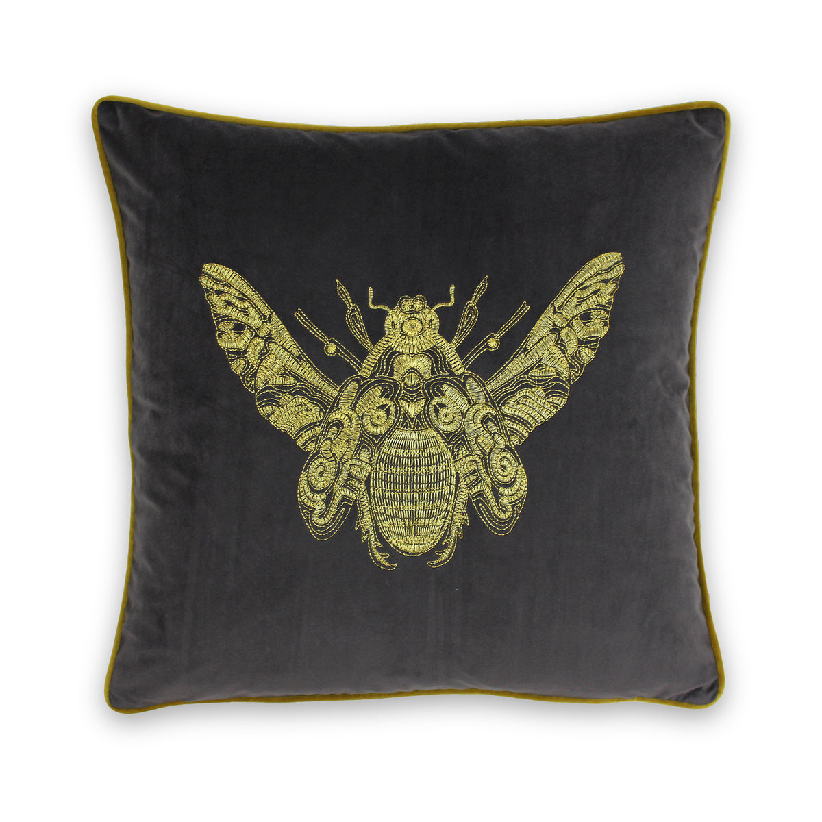 Spector Polyester Cushion | Charcoal