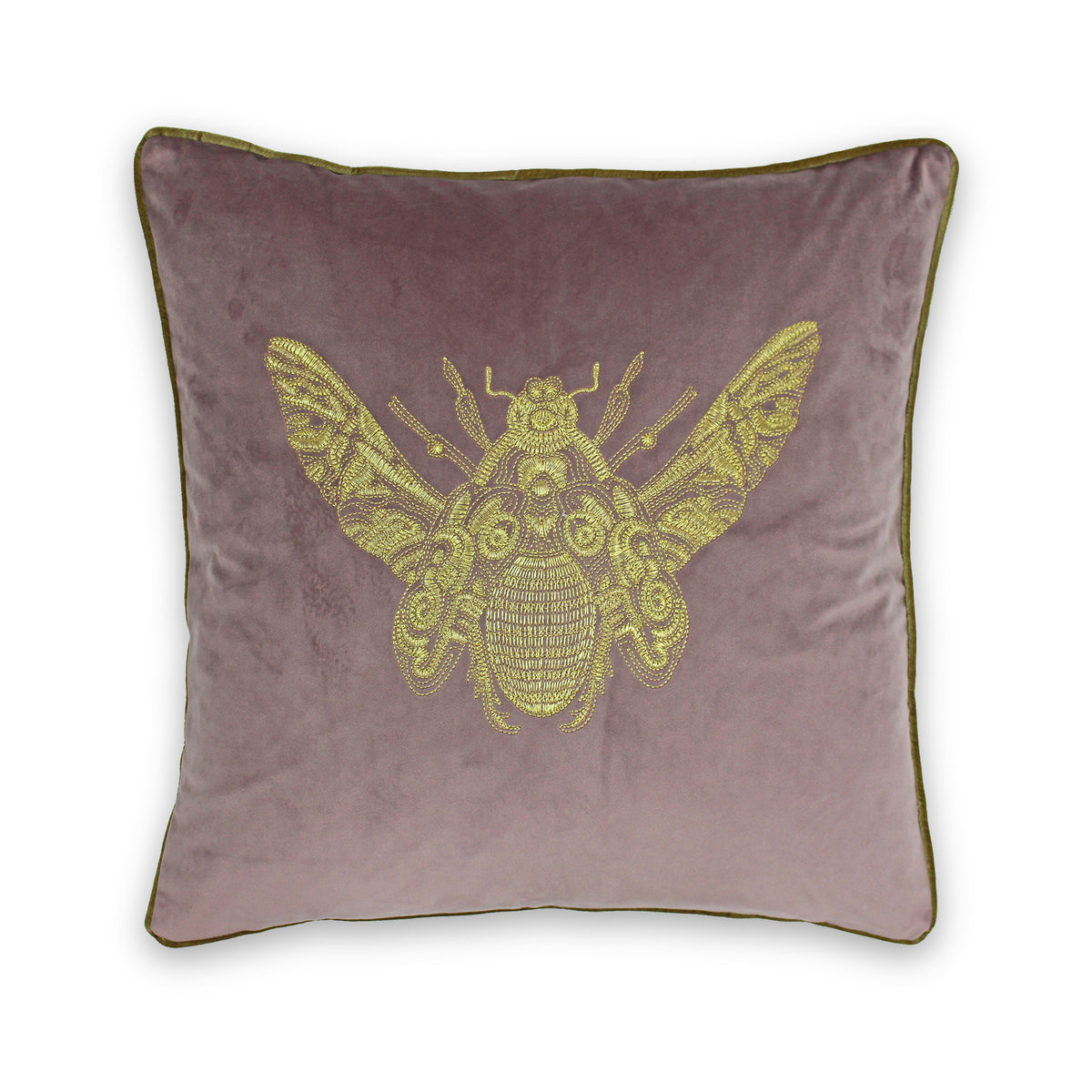 Spector Polyester Cushion | Dusty Blush