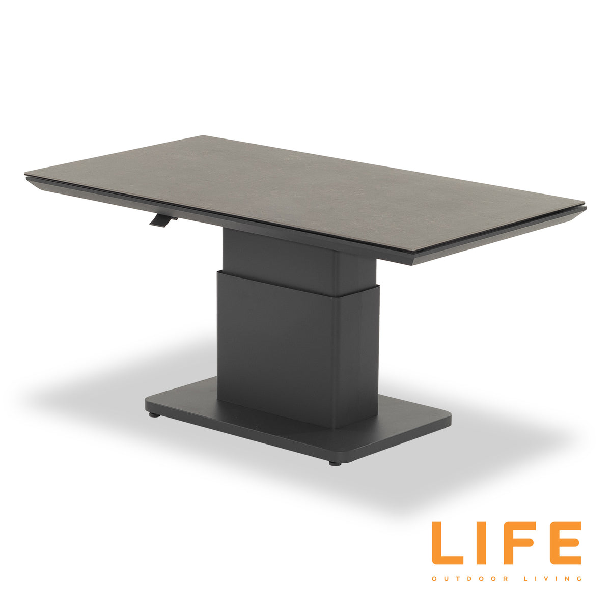 LIFE Timber Corner Set with Ceramic Adjustable Table