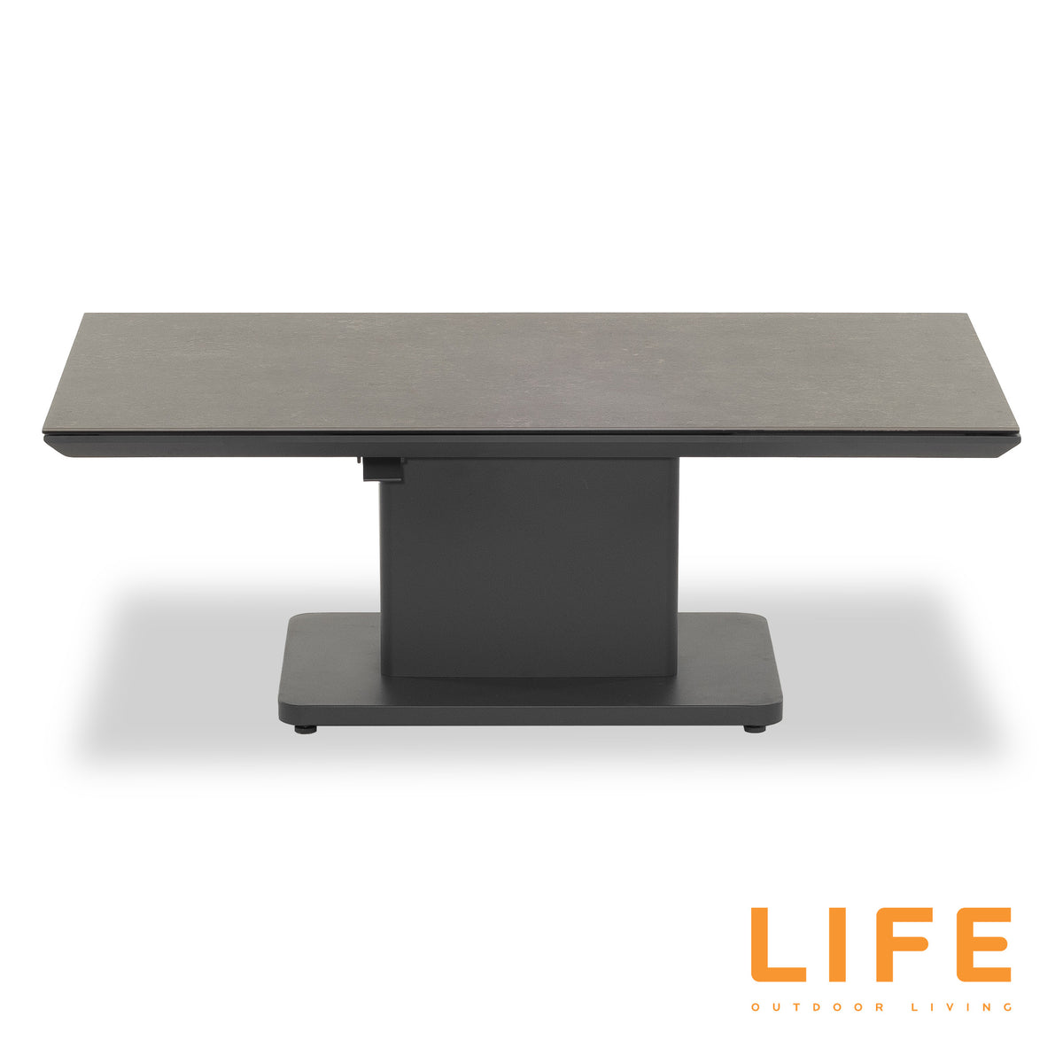 LIFE Timber Corner Set with Ceramic Adjustable Table