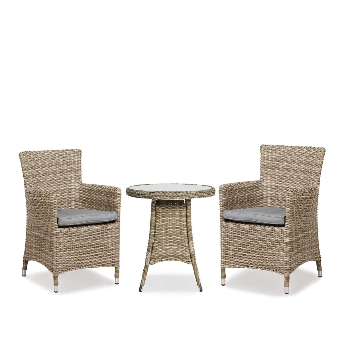 Wentworth 2 Seat Rattan Garden Bistro Set from Roseland Home Furniture