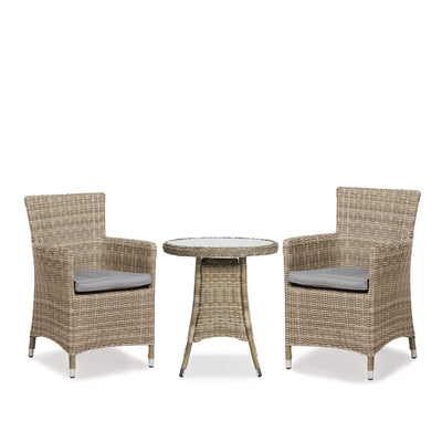 Wentworth 2 Seat Rattan Bistro Set