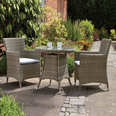 Wentworth 2 Seat Rattan Bistro Set