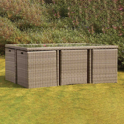 Wentworth Rattan 10 Seater Cube Set