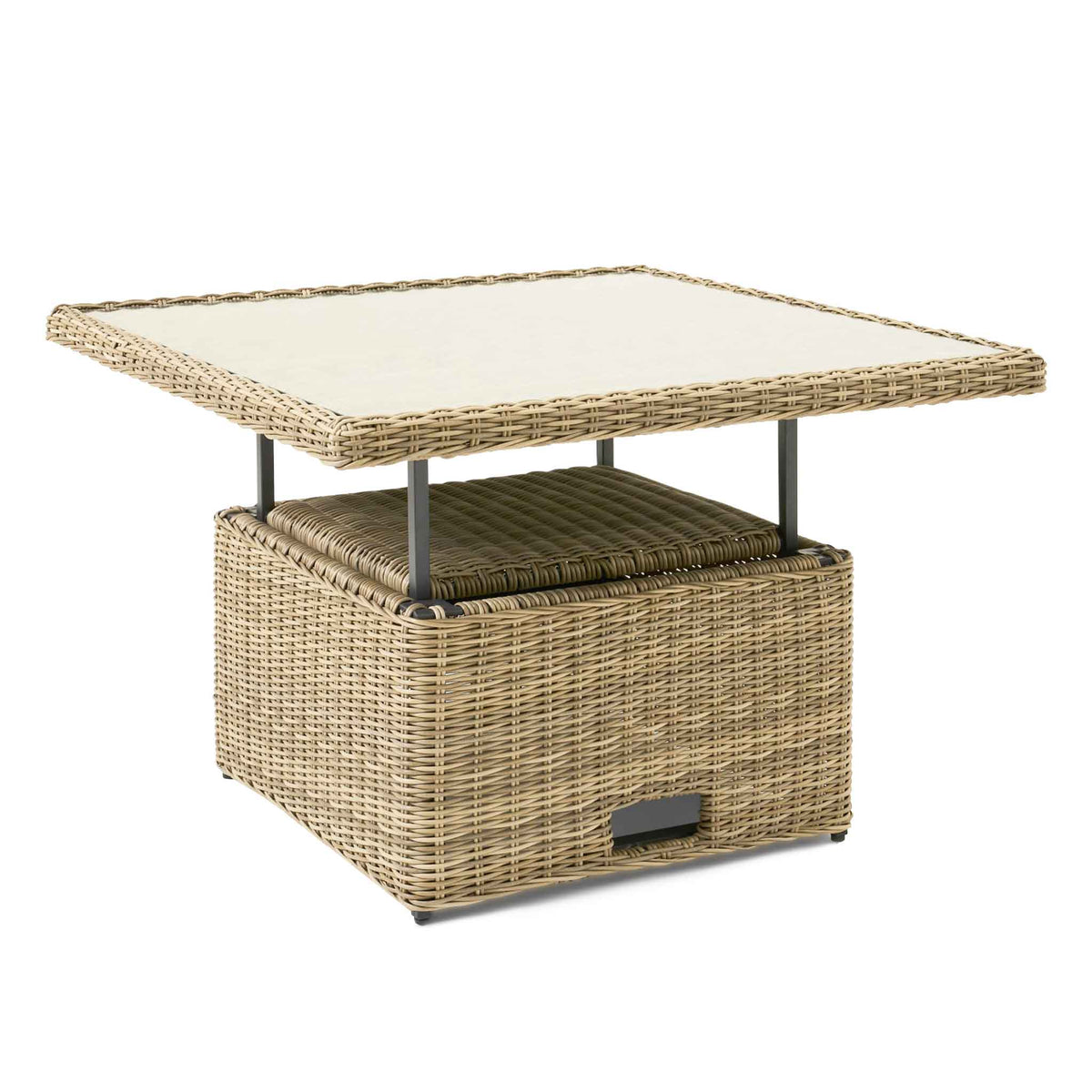 Wentworth Rattan Garden Lounge Dining Set with Adjustable Coffee Table