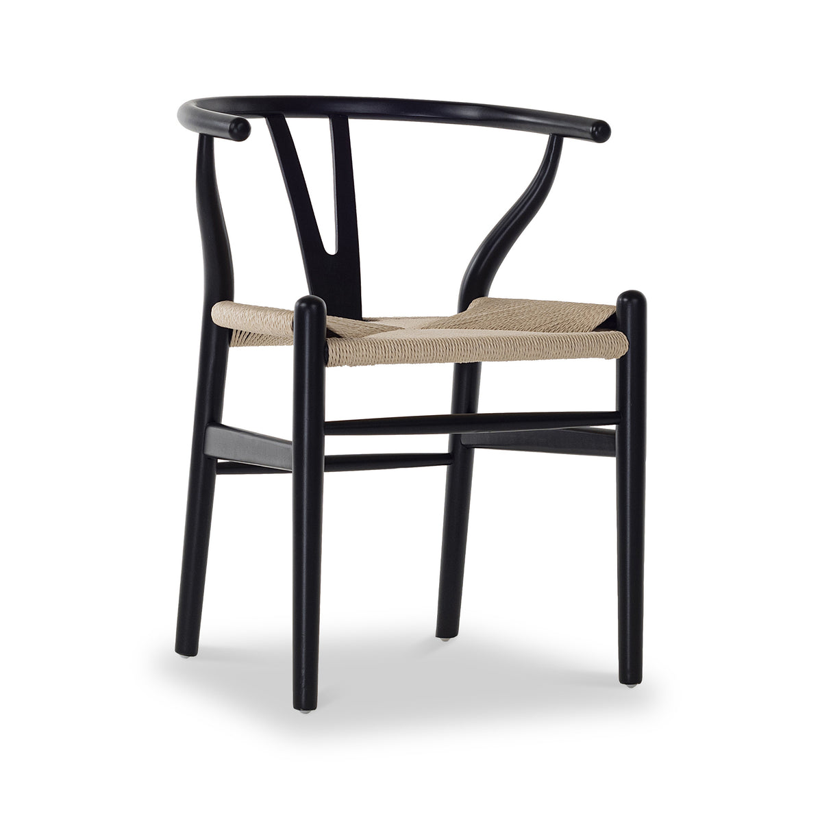 Black Wishbone Chair from Roseland
