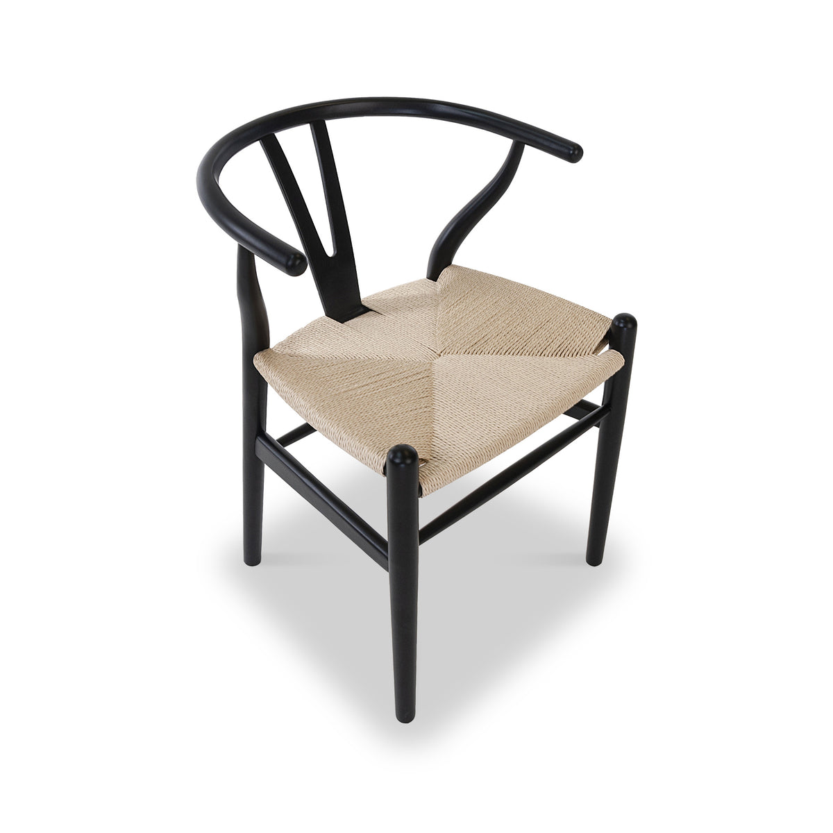 Black Wishbone Chair from Roseland