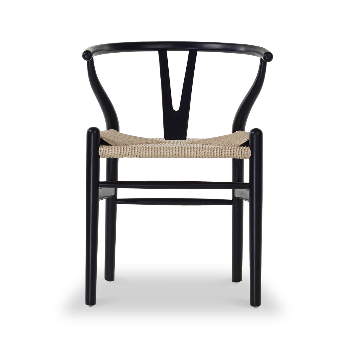 Black Wishbone Chair from Roseland