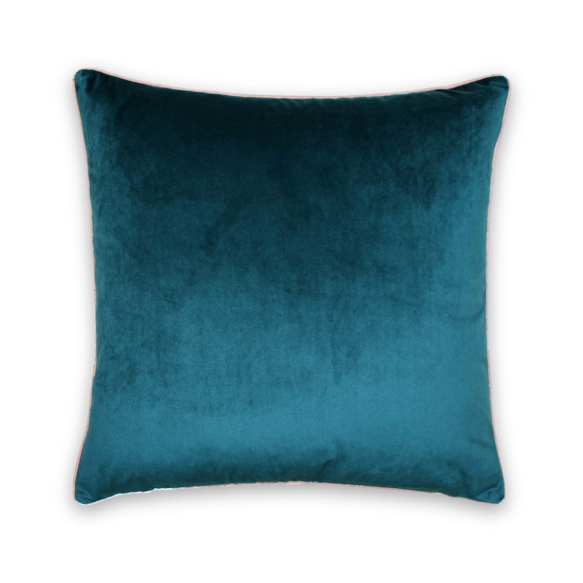 Willis Polyester Cushion | Teal/Blush