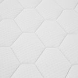 Roseland Sleep Classic Pocket Sprung Memory Foam Quilted Mattress hexagon patterned quilted top