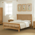 Lanner Oak Bed Frame lifestyle image