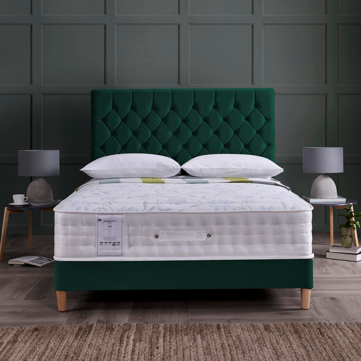 Roseland Sleep Ivy Pocket Memory Mattress - Lifestyle