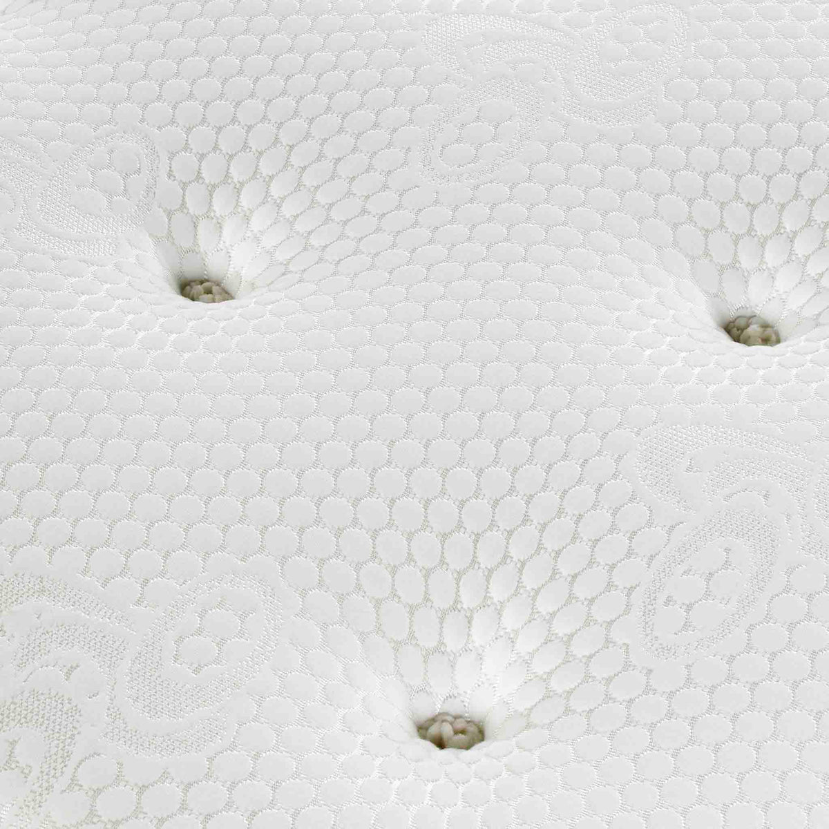 close up fabric of the Roseland Sleep Jasper Memory Coil Mattress