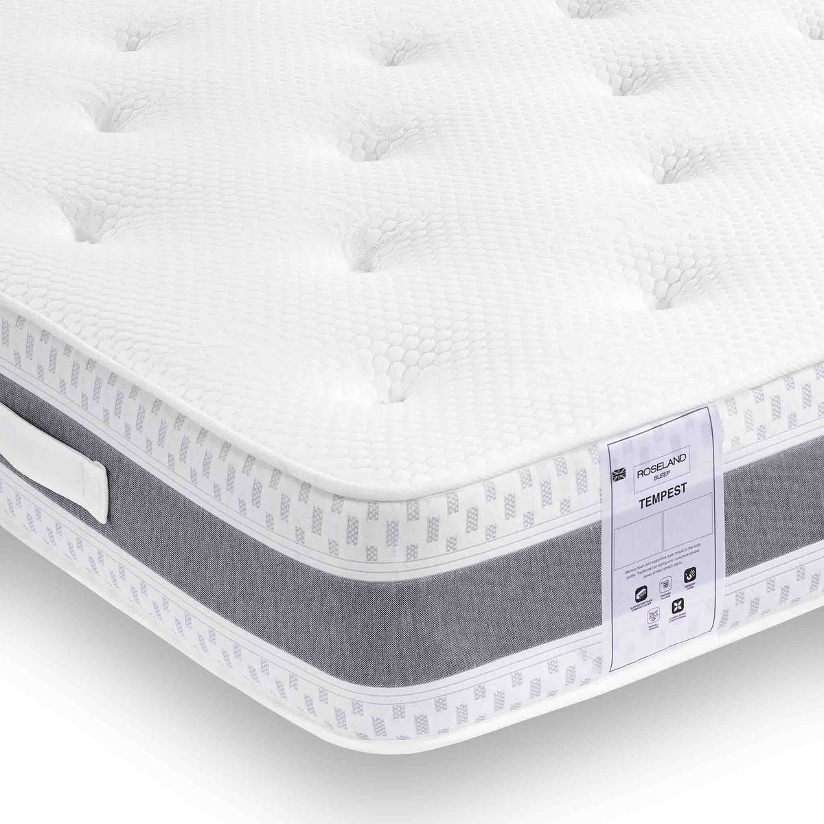 Roseland Sleep Tempest Memory Coil Mattress corner view