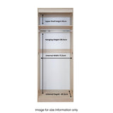 internal wardrobe measurements