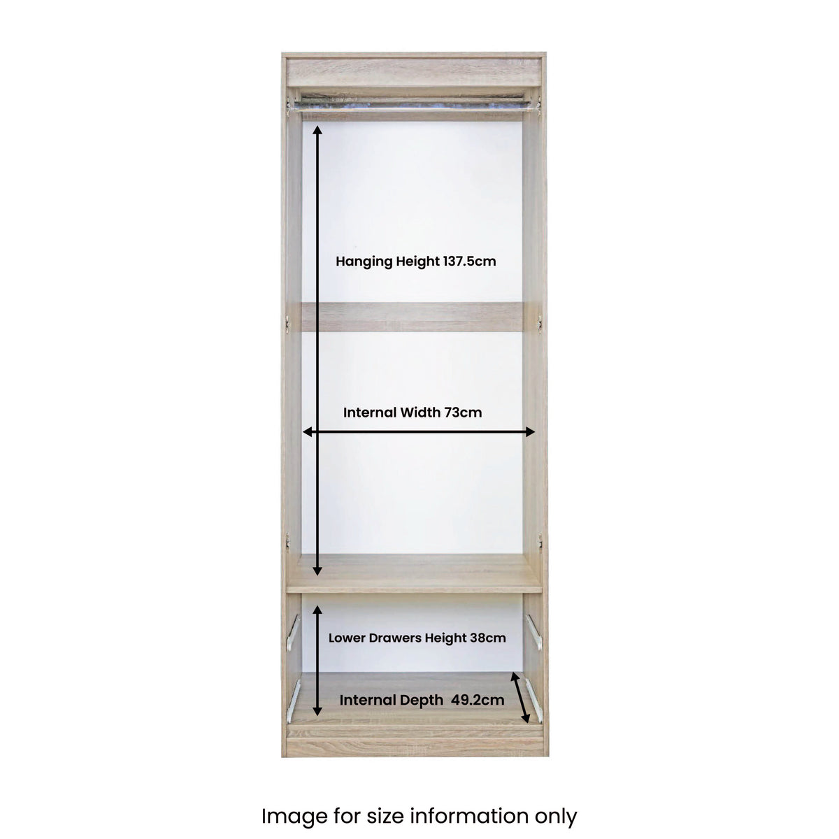 internal dimensions