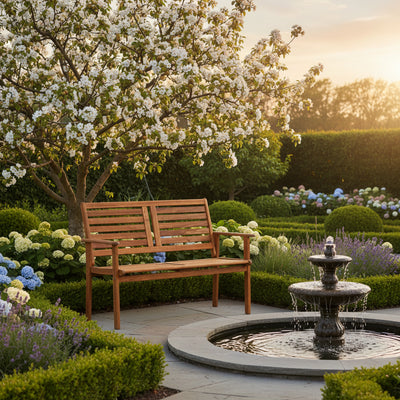 Napoli Acacia 2 Seater Bench