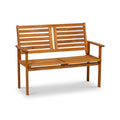 Napoli Acacia 2 Seater Bench from Roseland Furniture