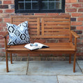 Napoli Acacia 2 Seater Bench from Roseland
