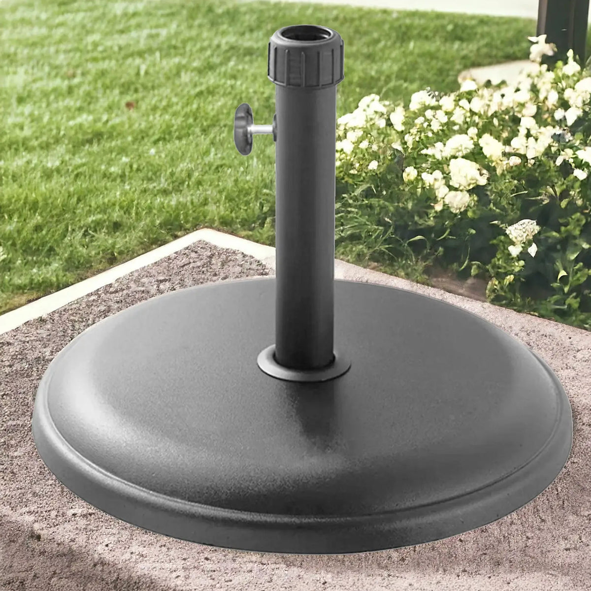 16kg-Grey-Round-Parasol-Base