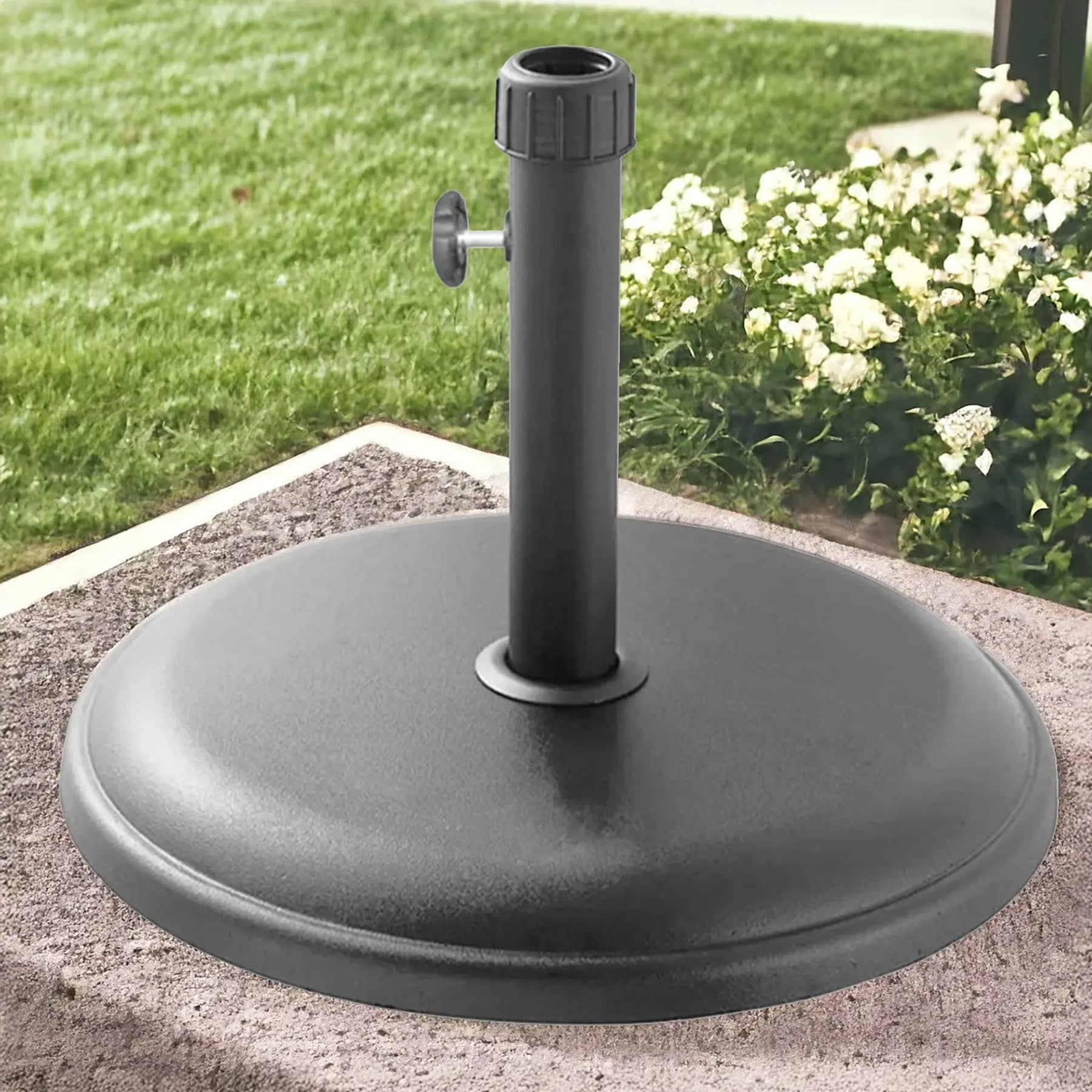 16kg-Grey-Round-Parasol-Base