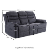Conway Reclining 3 Seater Sofa by Roseland Furniture