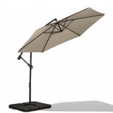 3m Crank & Tilt Ivory Cantilever Canopy