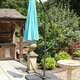 3m Shanghai Cantilever Parasol Blue from Roseland Furniture